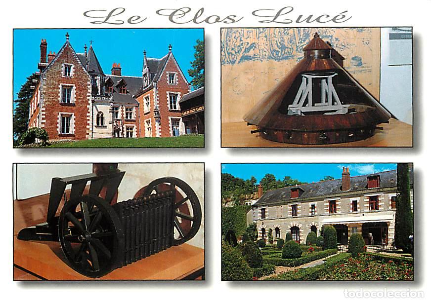 Postales: Francia - 37 - Amboise - Le Clos-Luc&eacute; - Manoir du XVe si&egrave;cle o&ugrave; v&eacute;cut L&eacute;onard de Vinci - Multivues -