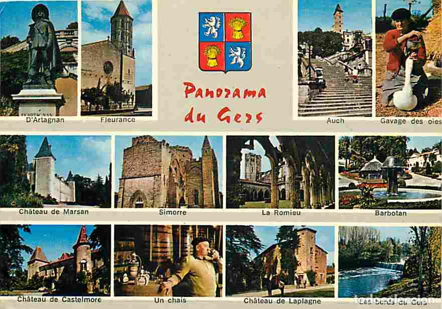 Cartes Postales: Francia - 32 - Gers - Multivues - Blasons - CPM - Voir Scans Recto-Verso