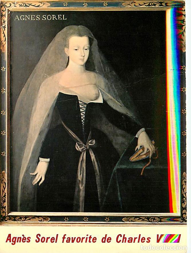 Cartes Postales: Francia - 37 - Loches - Portrait d'Agn&egrave;s Sorel - Art Peinture - Histoire - CPM - Voir Scans Recto-Ve