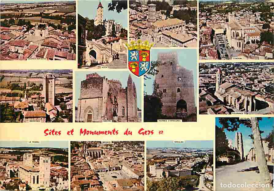 Cartes Postales: Francia - 32 - Gers - Sites et Monuments - Multivues - Blasons - Carte Neuve - CPM - Voir Scans Rect