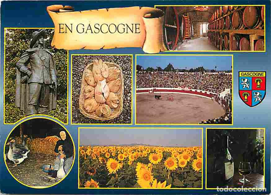 Cartes Postales: Francia - 32 - Gers - Gascogne - Multivues - Armagnac - Champs de Tournesol - Blasons - CPM - Voir S