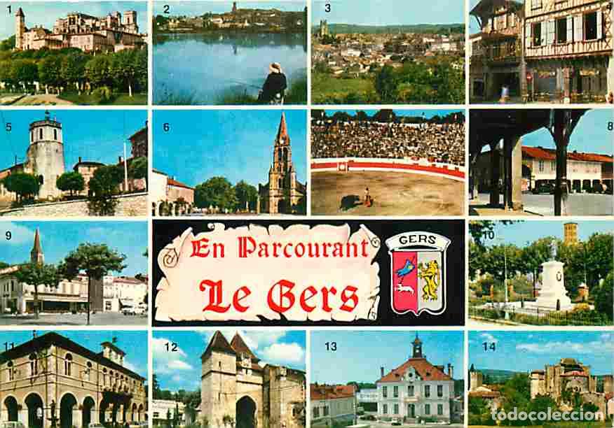 Cartes Postales: Francia - 32 - Gers - Multivues - Blasons - CPM - Voir Scans Recto-Verso