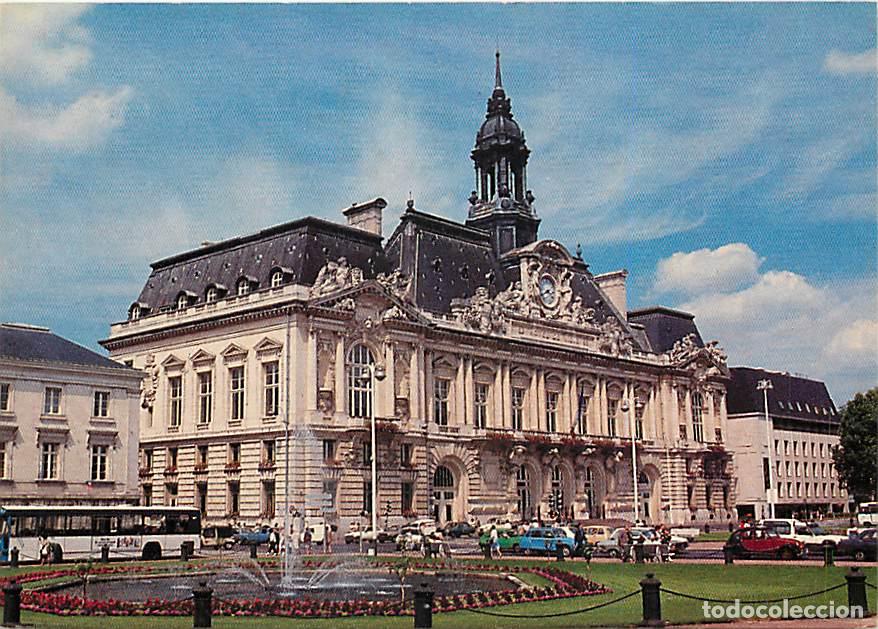 Postales: Francia - 37 - Tours - L'Hotel de Ville - Automobiles - Bus - Carte Neuve - CPM - Voir Scans Recto-V