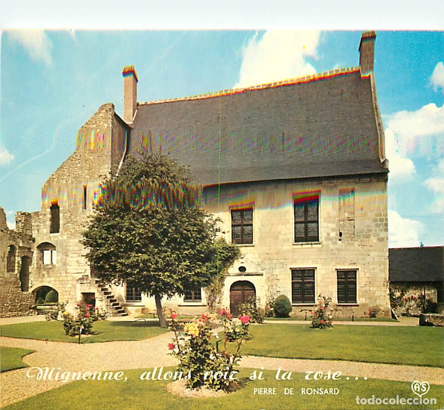 Postales: Francia - 37 - Tours - Prieur&eacute; de St-Cosme o&ugrave; Ronsard fut un des prieurs et y mourut en 1585 - Carte