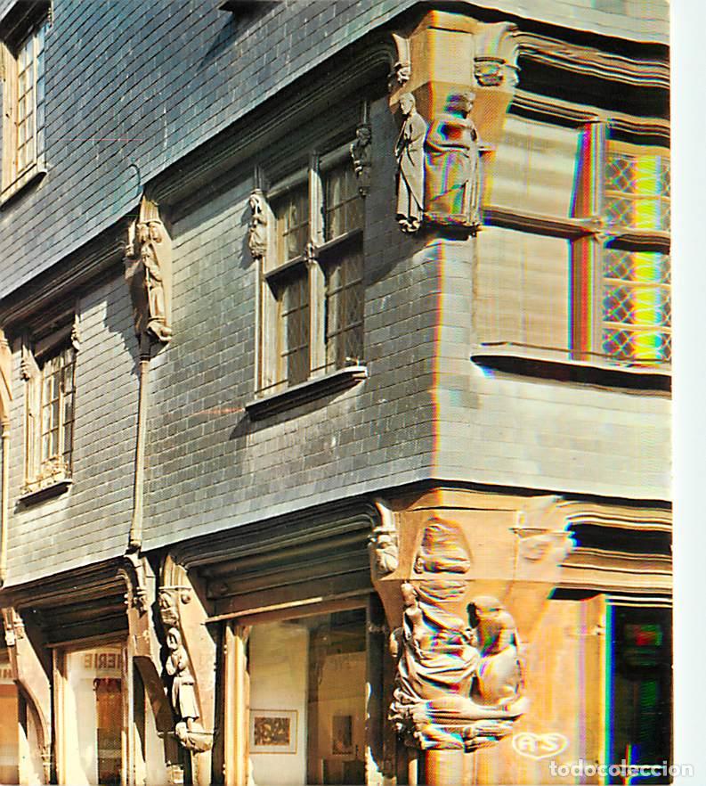 Postales: Francia - 37 - Tours - Le Vieux Tours - D&eacute;tails des sculptures de la Maison du Changeur - Carte Neuv