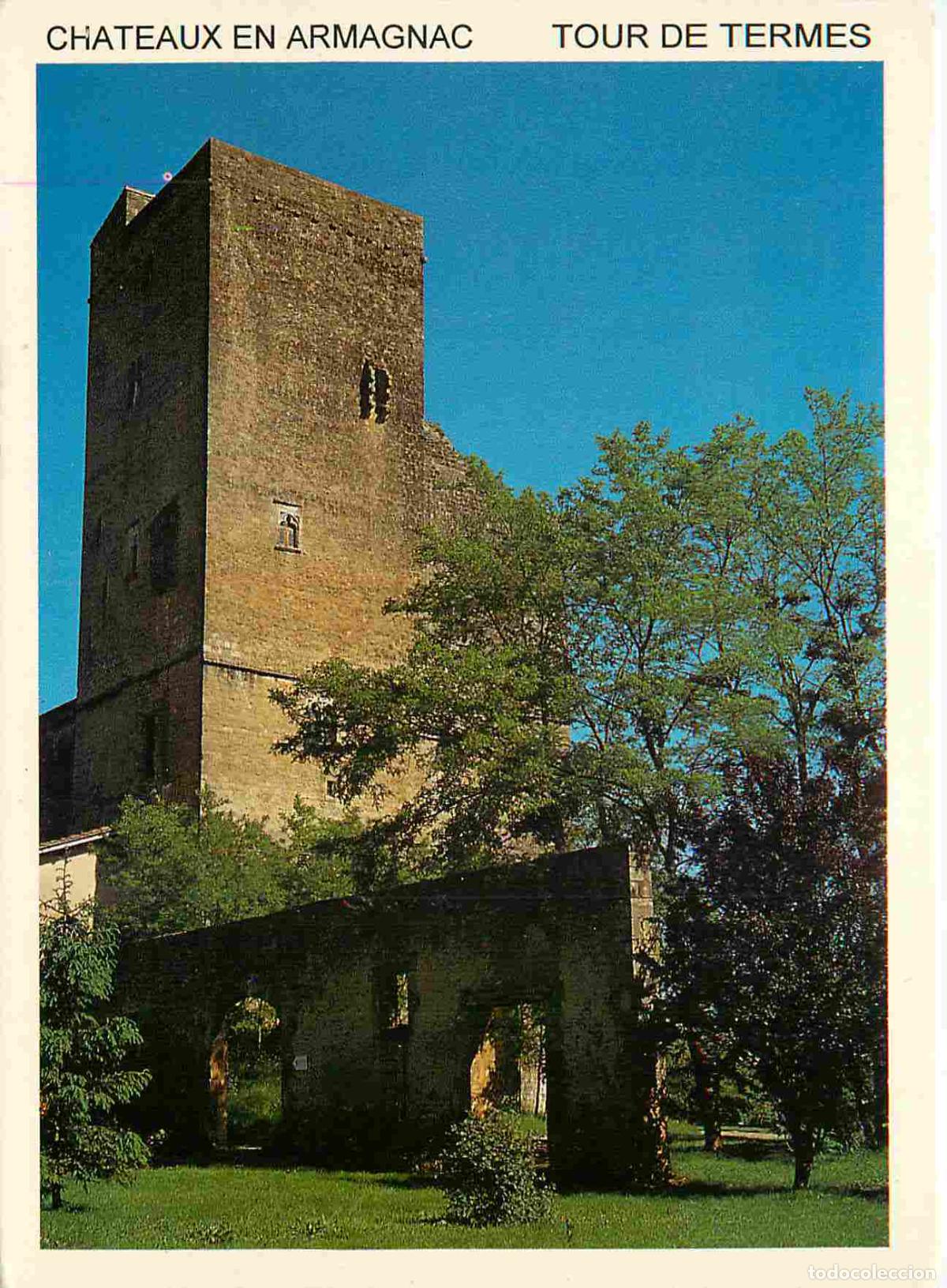 Postales: Francia - 32 - Termes d'Armagnac - Chateaux en Armagnac - Tour du Baron de Termes donjon &agrave; 6 &eacute;tages