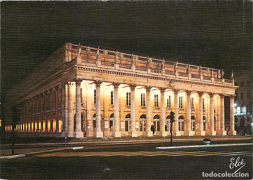 Postais: Francia - 33 - Bordeaux - Le Grand Th&eacute;&acirc;tre la nuit - CPM - Voir Scans Recto-Verso