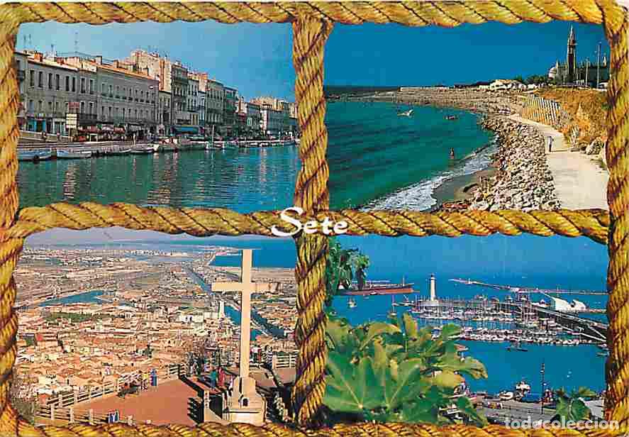 Postales: Francia - 34 - S&egrave;te - Multivues - Flamme Postale de Jou&eacute; les Tours - CPM - Voir Scans Recto-Verso