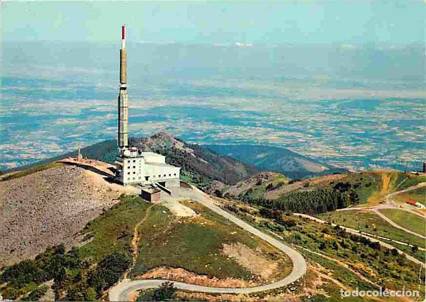 Postales: Francia - 42 - Le Mont Pilat - La Tour de T&eacute;l&eacute;vision et la Croix de l'Oeillon - A droite le Col de l
