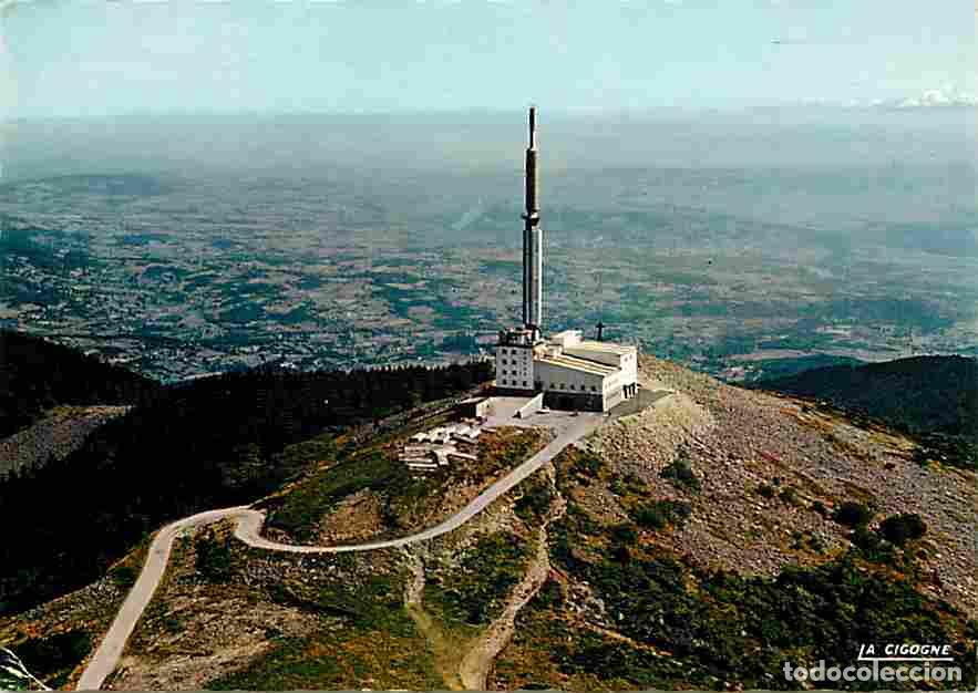 Postales: Francia - 42 - Le Mont Pilat - La Tour de T&eacute;l&eacute;vision - Panorama sur la vall&eacute;e du Rh&ocirc;ne - CPM - Voir