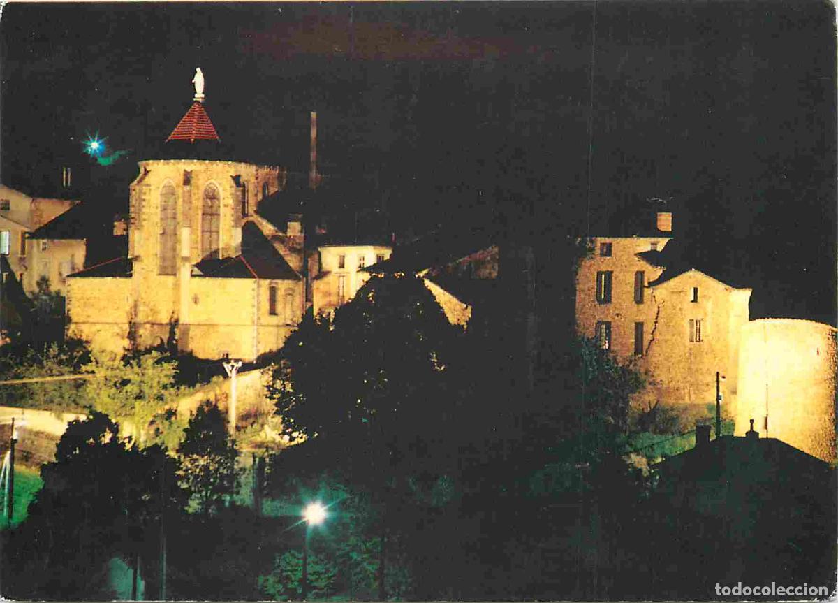 Postales: Francia - 42 - N&eacute;ronde - La Tour Coton et l'Eglise - Vue de Nuit - CPM - Voir Scans Recto-Verso
