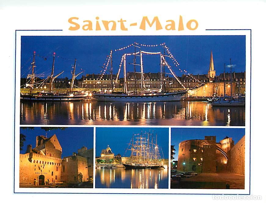 Cartes Postales: Francia - 35 - Saint Malo - Vue de Nuit - Multivues - CPM - Voir Scans Recto-Verso