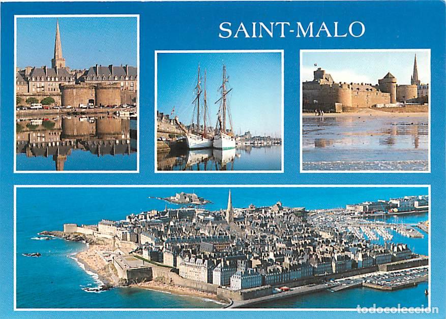 Cartes Postales: Francia - 35 - Saint Malo - Multivues - Voiliers - Bateaux - CPM - Voir Scans Recto-Verso