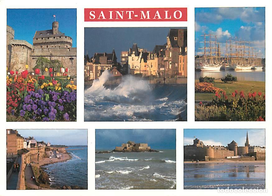 Cartes Postales: Francia - 35 - Saint Malo - Multivues - Fleurs - CPM - Voir Scans Recto-Verso