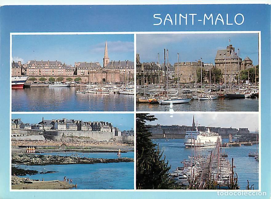 Cartes Postales: Francia - 35 - Saint Malo - Multivues - Ferry - Bateaux - CPM - Voir Scans Recto-Verso