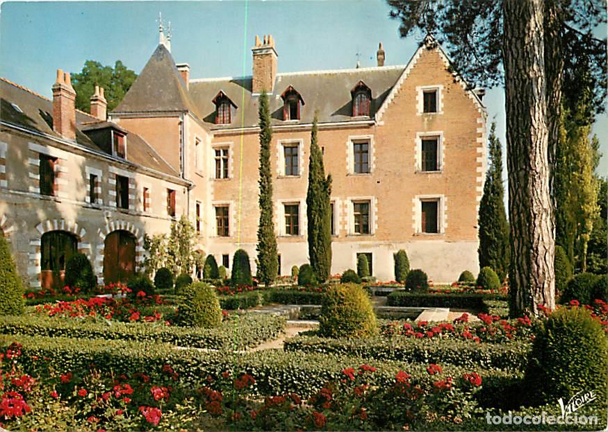 Postales: Francia - 37 - Amboise - Le Clos-Luc&eacute; - Manoir du XVe si&egrave;cle o&ugrave; v&eacute;cut L&eacute;onard de Vinci - Fleurs - Ca