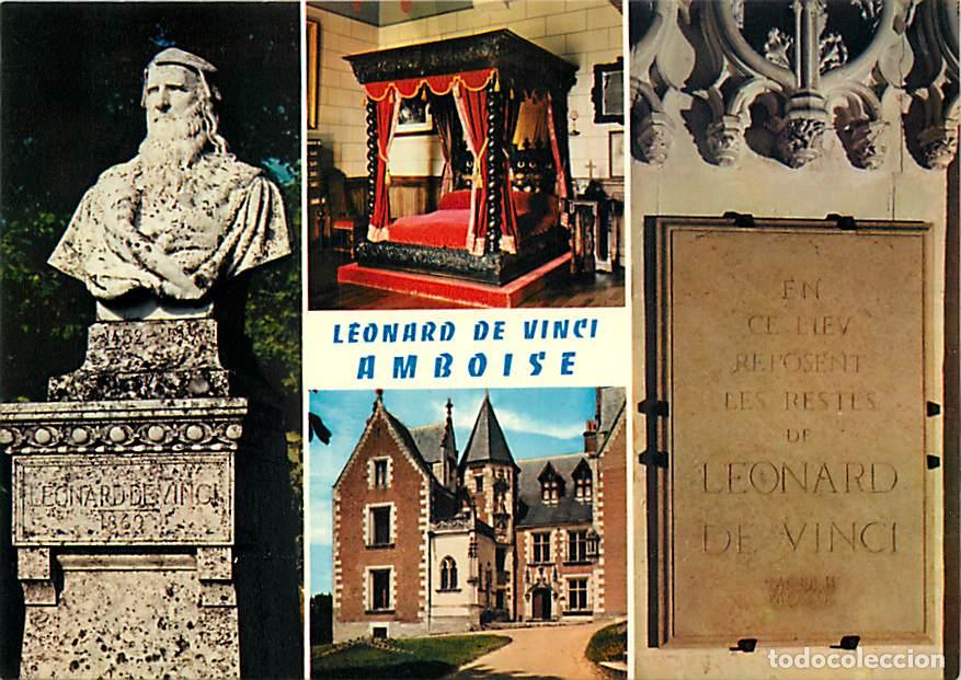 Postales: Francia - 37 - Amboise - Le Clos-Luc&eacute; - Manoir du XVe si&egrave;cle o&ugrave; v&eacute;cut L&eacute;onard de Vinci - Multivues -