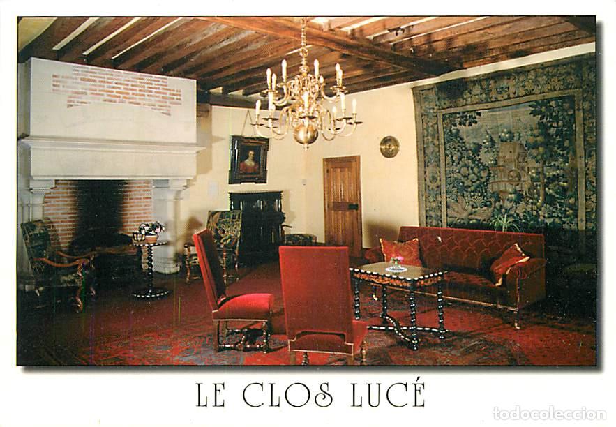 Postales: Francia - 37 - Amboise - Le Clos-Luc&eacute; - Manoir du XVe si&egrave;cle o&ugrave; v&eacute;cut L&eacute;onard de Vinci - Cabinet de