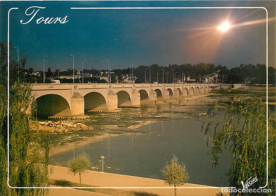Postales: Francia - 37 - Tours - Le pont Wilson ou pont de pierre, ouvrage de 435 m&egrave;tres, construit en 1765, r