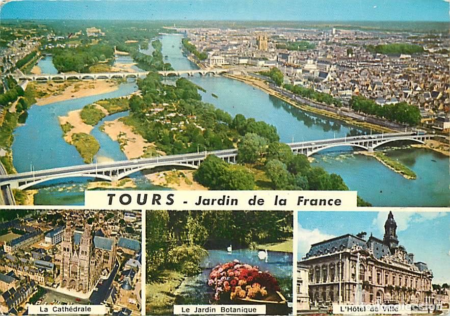 Postales: Francia - 37 - Tours - Multivues - Flamme Postale de Tours - CPM - Voir Scans Recto-Verso