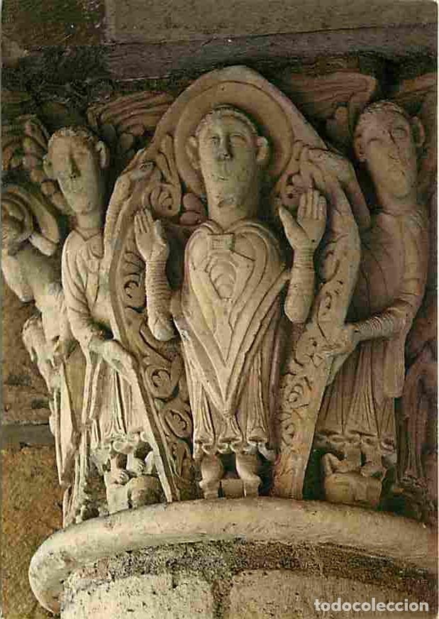 Postales: Francia - 45 - Saint Benoit sur Loire - La Basilique - Chapiteau de la Tour Porche - Saint-Martin -