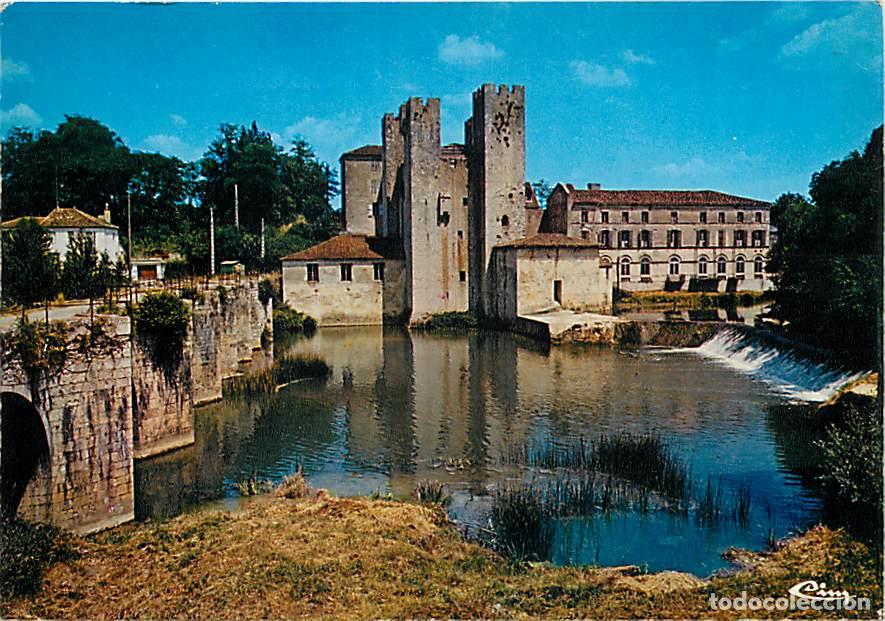 Postales: Francia - 47 - Barbaste - Le ch&acirc;teau - Le moulin des Tours d'Henri IV - Le pont roman du XIIIe s - E