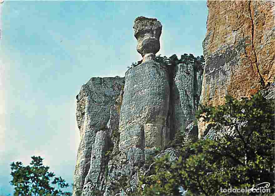 Postales: Francia - 48 - Les Gorges de la Jonte - Le vase de S&egrave;vres surplombant la vall&eacute;e en amont du Rozier-P