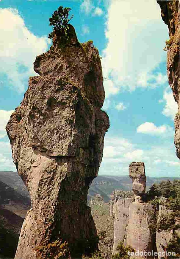 Postales: Francia - 48 - Les Gorges de la Jonte - Les Vases de Chine et de S&egrave;vres - Le Rocher de Capluc - Cart