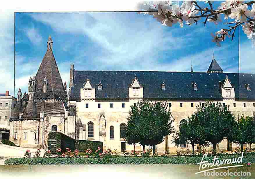 Postales: Francia - 49 - Fontevraud - Abbaye Royale de Fontevraud - Le haut-dortoir et la tour des cuisines -