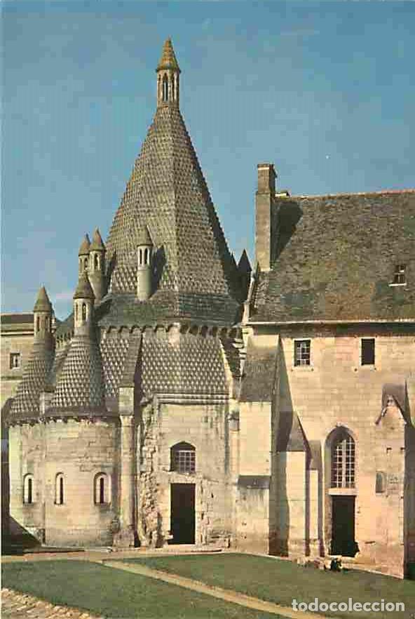 Postales: Francia - 49 - Fontevraud - Abbaye Royale de Fontevraud - La tour d'Evrault ou les cuisines - Carte