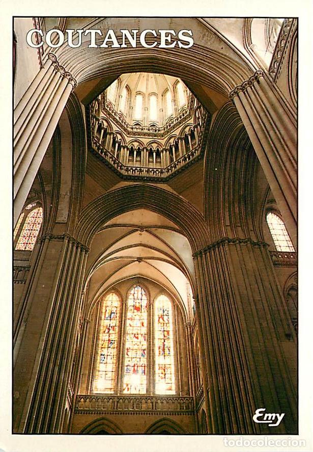 Postales: Francia - 50 - Coutances - Int&eacute;rieur de la Cath&eacute;drale Notre-Dame - La tour-lanterne octogonale - Car