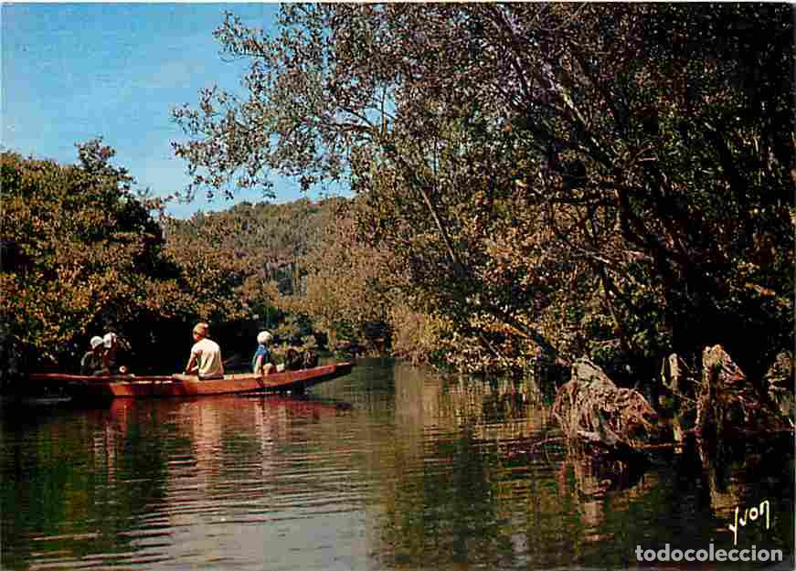 Postais: Francia - 40 - Landes - Le Courant d'Huchet pr&egrave;s de L&eacute;on - Barques - CPM - Voir Scans Recto-Verso
