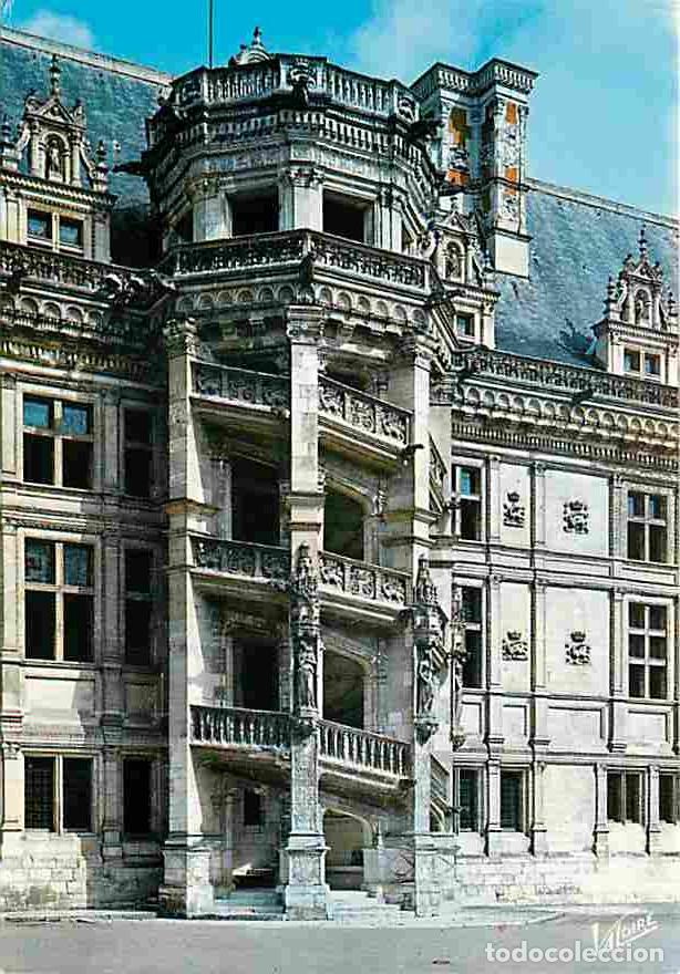 Postales: Francia - 41 - Blois - Le Ch&acirc;teau - La cour d'honneur - L'escalier Fran&ccedil;ois 1er - CPM - Voir Scans R