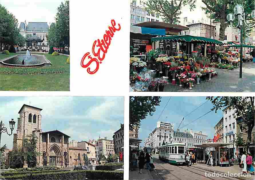 Cartoline: Francia - 42 - Saint-Etienne - Multivues - Tramway - Fleurs - CPM - Voir Scans Recto-Verso