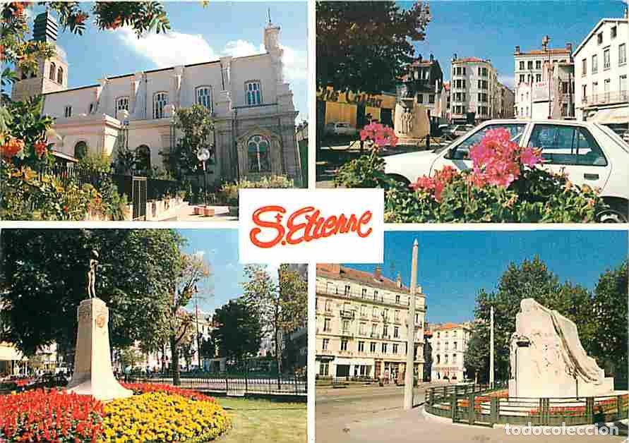 Cartoline: Francia - 42 - Saint-Etienne - Multivues - Automobiles - Fleurs - CPM - Voir Scans Recto-Verso