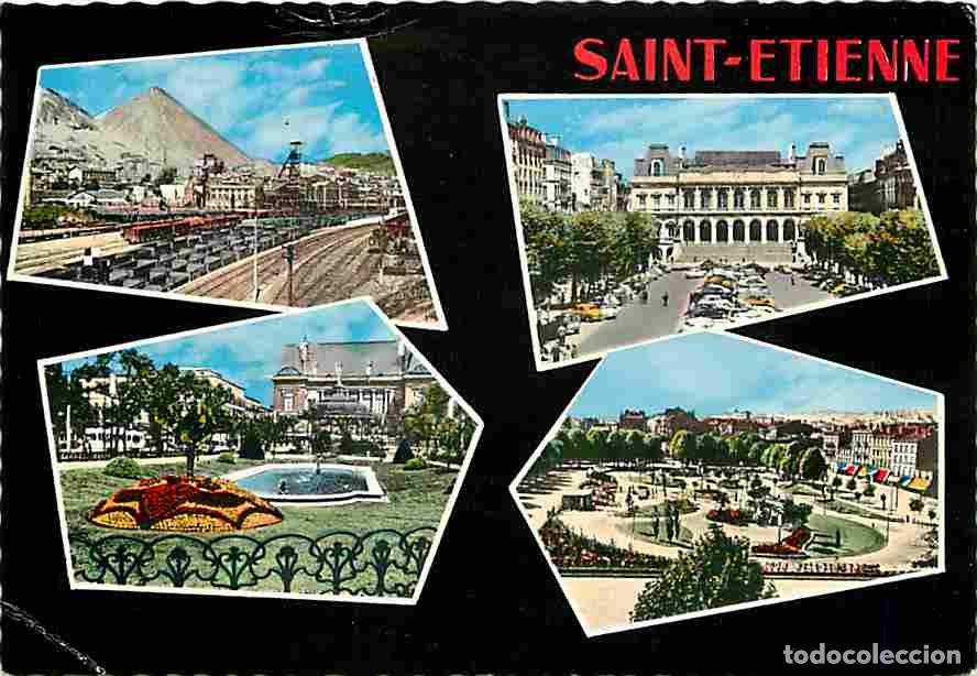 Cartoline: Francia - 42 - Saint-Etienne - Multivues - Automobiles - Flamme Postale - CPM - Voir Scans Recto-Ver