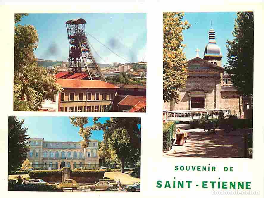 Postais: Francia - 42 - Saint-Etienne - Multivues - Chevalet - Mines - Automobiles - CPM - Voir Scans Recto-V