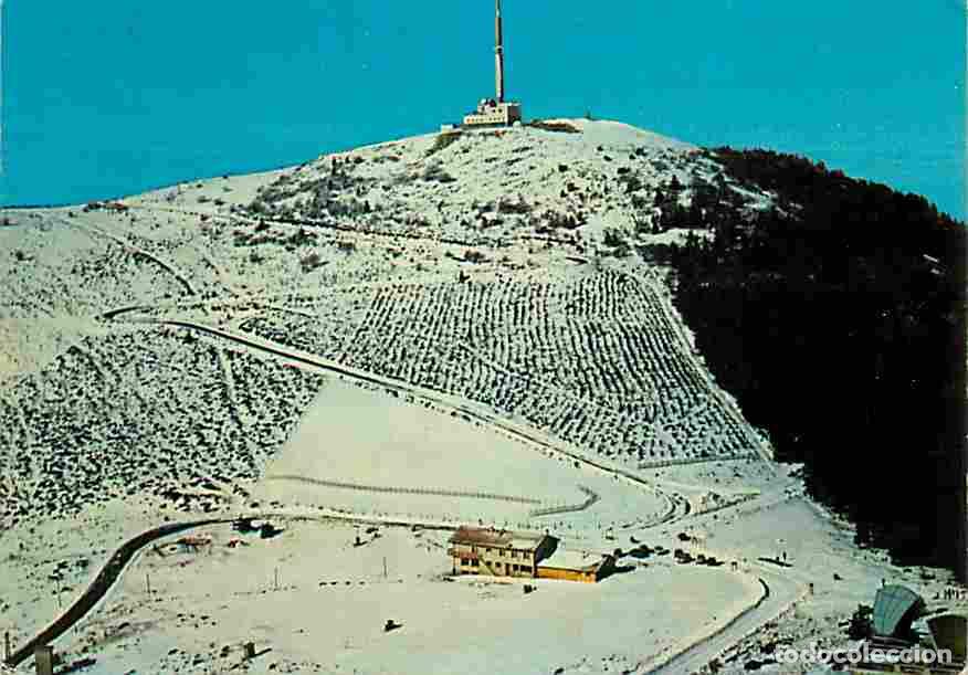 Postales: Francia - 42 - Le Mont Pilat - La Tour de T&eacute;l&eacute;vision - L'Auberge du Mont Pilat - Hiver - Neige - CPM
