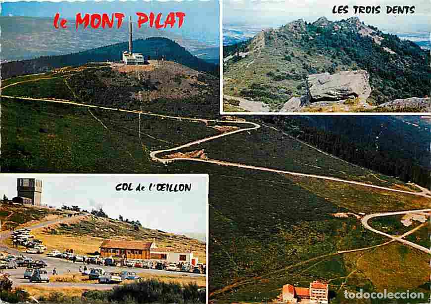 Postales: Francia - 42 - Le Mont Pilat - Multivues - Automobiles - La Tour de T&eacute;l&eacute;vision - CPM - Voir Scans Re