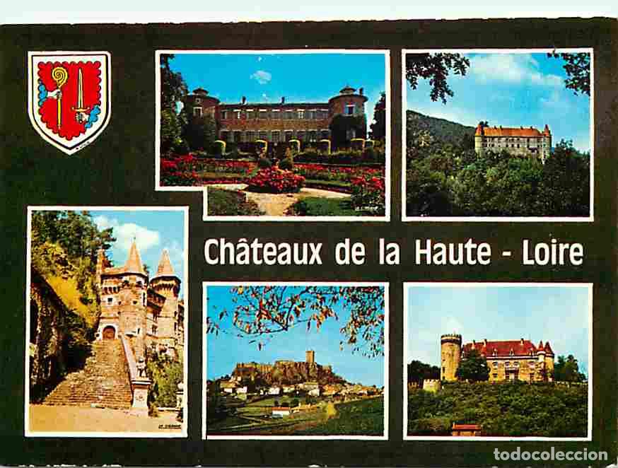 Postkarten: Francia - 43 - Haute Loire - Chateaux de la Haute Loire - Multivues - Blasons - CPM - Voir Scans Rec