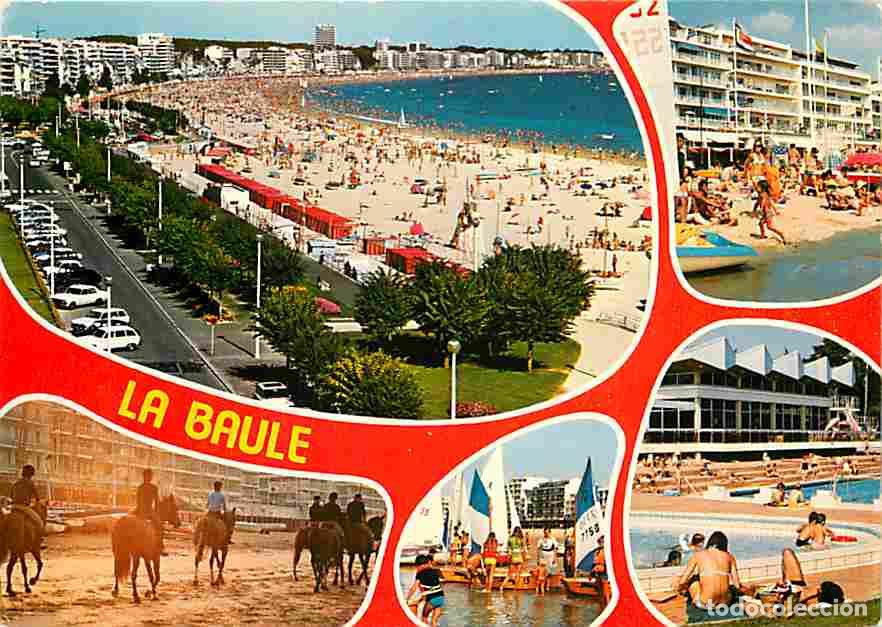 Postales: Francia - 44 - La Baule - Multivues - Plage - Piscine - Automobiles - Chevaux - Carte Neuve - CPM -