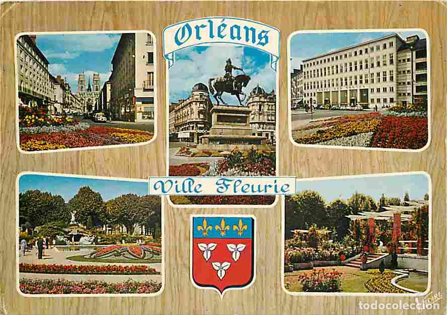Cartoline: Francia - 45 - Orl&eacute;ans - Multivues - Automobiles - Blasons - CPM - Voir Scans Recto-Verso