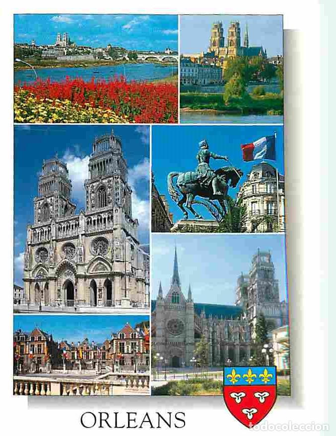 Cartoline: Francia - 45 - Orl&eacute;ans - Multivues - Blasons - CPM - Voir Scans Recto-Verso