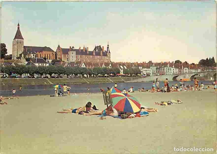 Cartoline: Francia - 45 - Gien - La plage au bord de la Loire - Flamme Postale - CPM - Voir Scans Recto-Verso