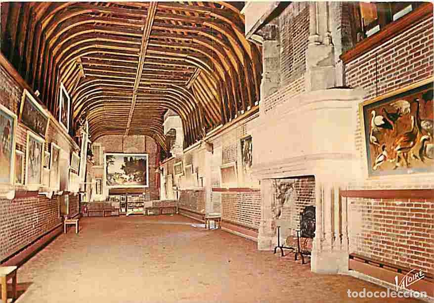 Cartoline: Francia - 45 - Gien - Int&eacute;rieur du Ch&acirc;teau - Gande salle du mus&eacute;e de la chasse - Carte Neuve - CPM -