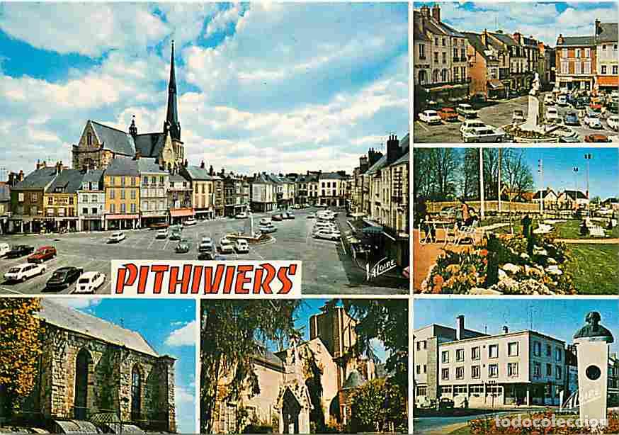 Postkarten: Francia - 45 - Pithiviers - Multivues - Automobiles - CPM - Voir Scans Recto-Verso