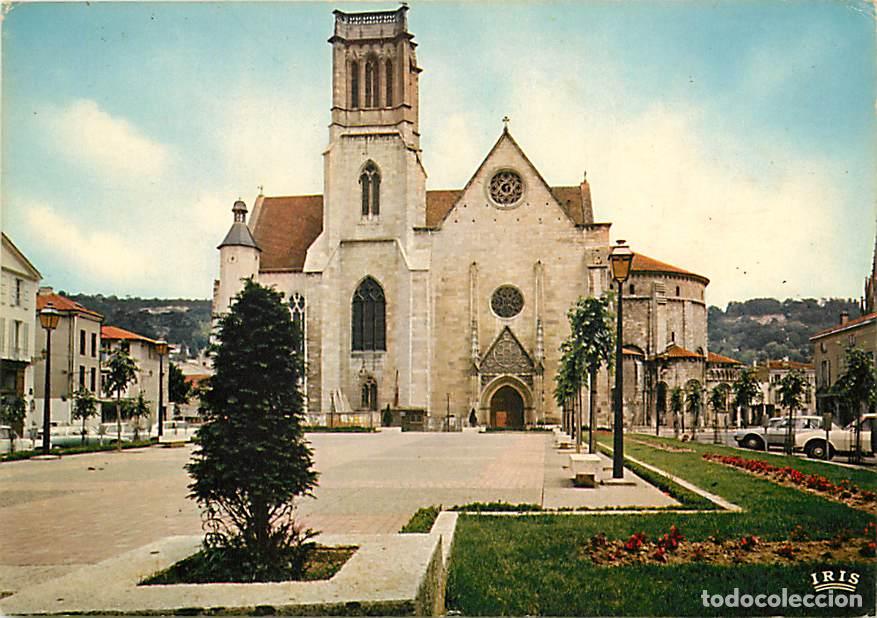 Postais: Francia - 47 - Agen - La cath&eacute;drale Saint-Caprais et les jardins - CPM - Voir Scans Recto-Verso