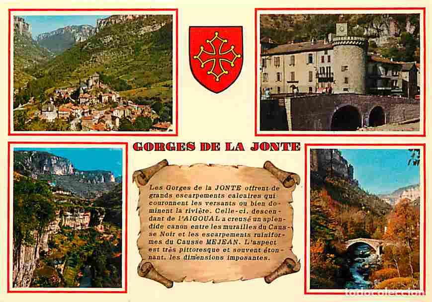 Postais: Francia - 48 - Les Gorges de la Jonte - Multivues - Blasons - Carte Neuve - CPM - Voir Scans Recto-V