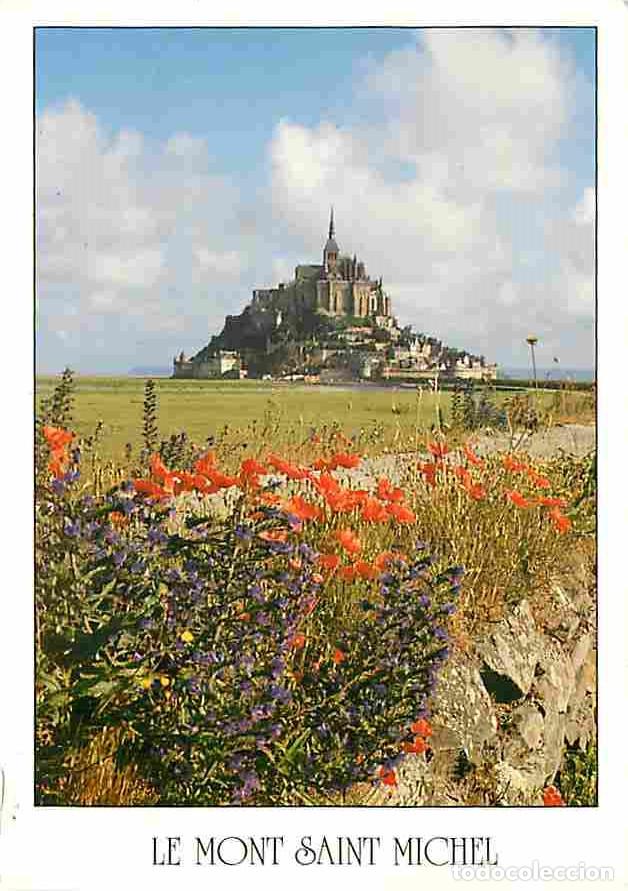 Cartes Postales: Francia - 50 - Le Mont Saint Michel - Vue G&eacute;n&eacute;rale - Fleurs - CPM - Voir Scans Recto-Verso