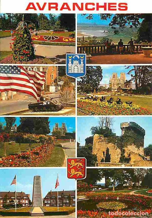 Postcards: Francia - 50 - Avranches - Multivues - Blasons - Fleurs - CPM - Voir Scans Recto-Verso